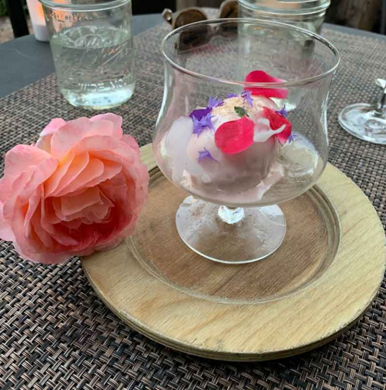 Handmade local ice cream