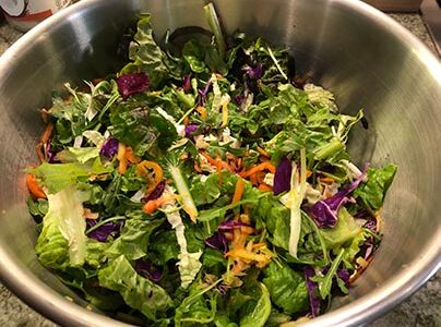 find beautiful healthy salad greens, vibrant vegetables, wild lettuces, and more