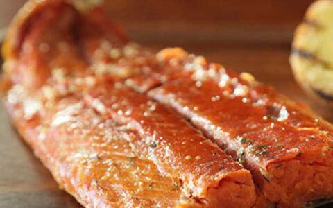 Kippered wild Salmon on Boulettes Larder healthy holiday menu San Francisco, CA