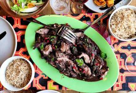 Arab inspired sustainable healthy holiday menu Reem's San Francisco and Oakland