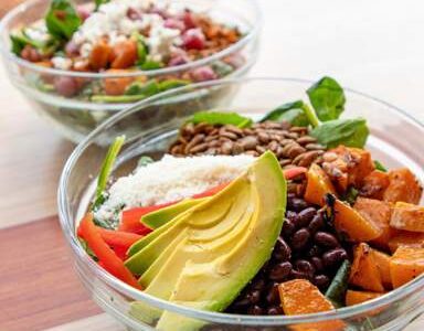 healthy sustainable salad bowls locally sourced Grains & Greens Los Altos at State Street Market