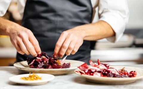 variety of beautiful all-plant-based whole foods at the farm-forward Little Saint in Healdsburg, CA