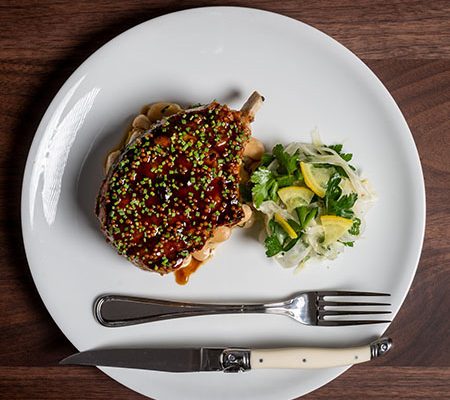 Heritage pork with fennel and greens at Wilder, Philadelphia. An excellent new neighborhood restaurant