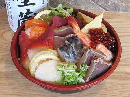 Sustainably sourced fish for sushi and sashimi at top Sushi restaurant Sozai in Clawson, Detroit metro area