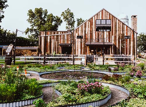 Sylvan Table stunning modern barn plus onsite gardens and organic farm in Sylvan, MI