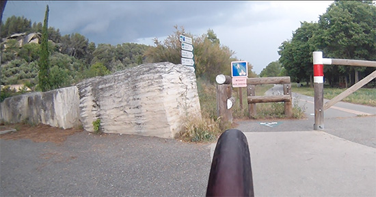 ominous clouds + thunderstorm approaching Les Beaumettes, Luberon, Provence