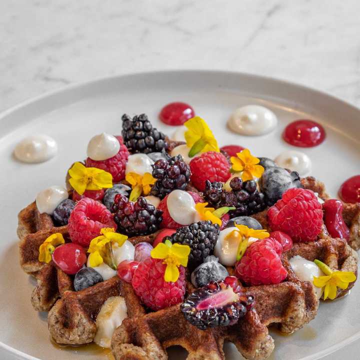 Paleo Waffle at Beloved Cafe, NYC