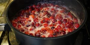 use fresh whole organic cranberries in your healthy cranberry sauce this year